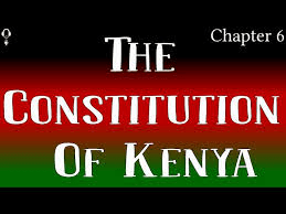 Compliance Requirements Of Chapter 6 Of The Constitution